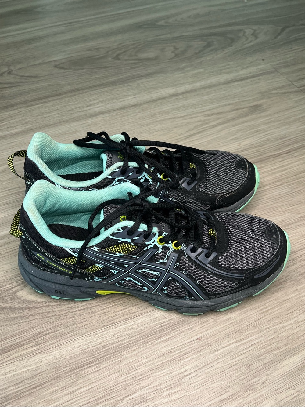 Asics Gel Venture 6 Womens Running Hiking Trail Shoes Sz 10 T7G6N